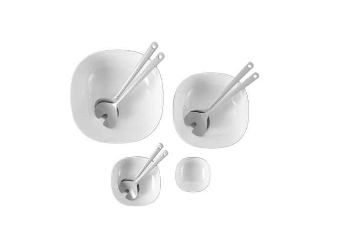 Saladebestek Synthesis klein 2-delig - grey