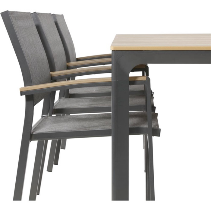 Lesli Living Arezzo dining tuintafel | aluminium + polywood | 200x90cm