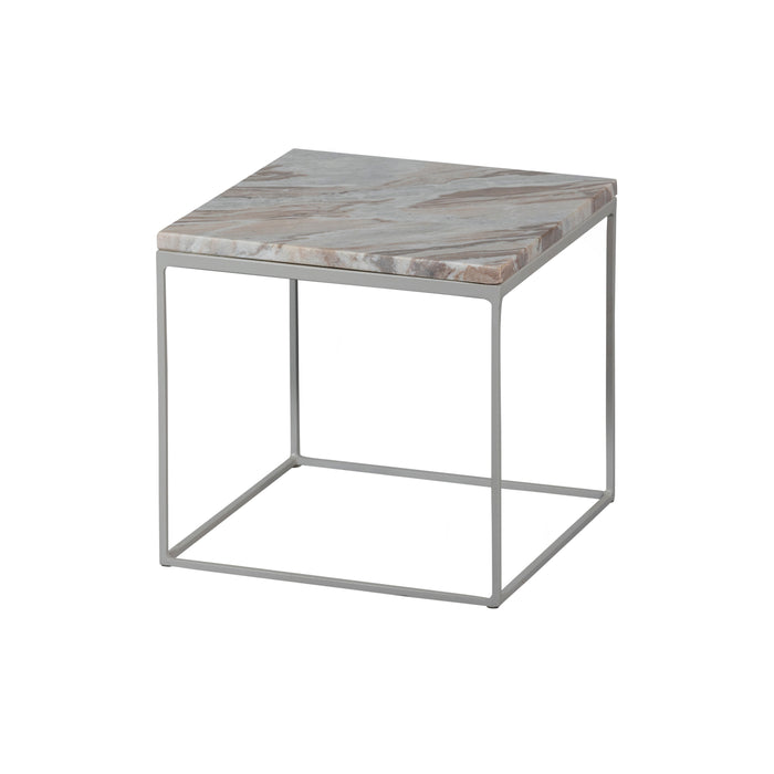 WOOOD Bijzettafel Mellow - Marmer - Mist