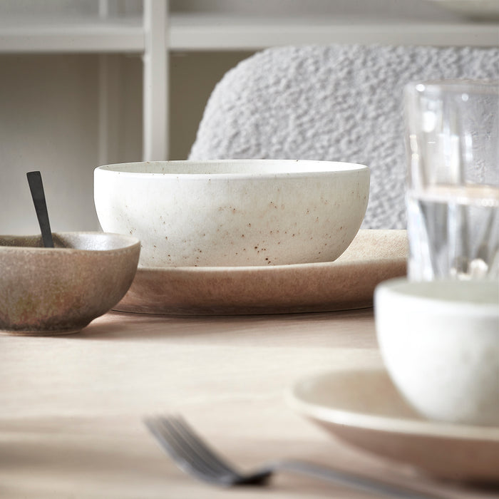 by fonQ Mixed Ceramics Kommen 4st. - Ø 15 cm - Crème