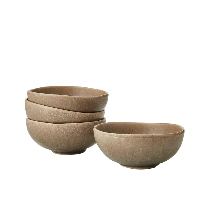 by fonQ Mixed Ceramics Kommen 4st. - Ø 11 cm - Taupe