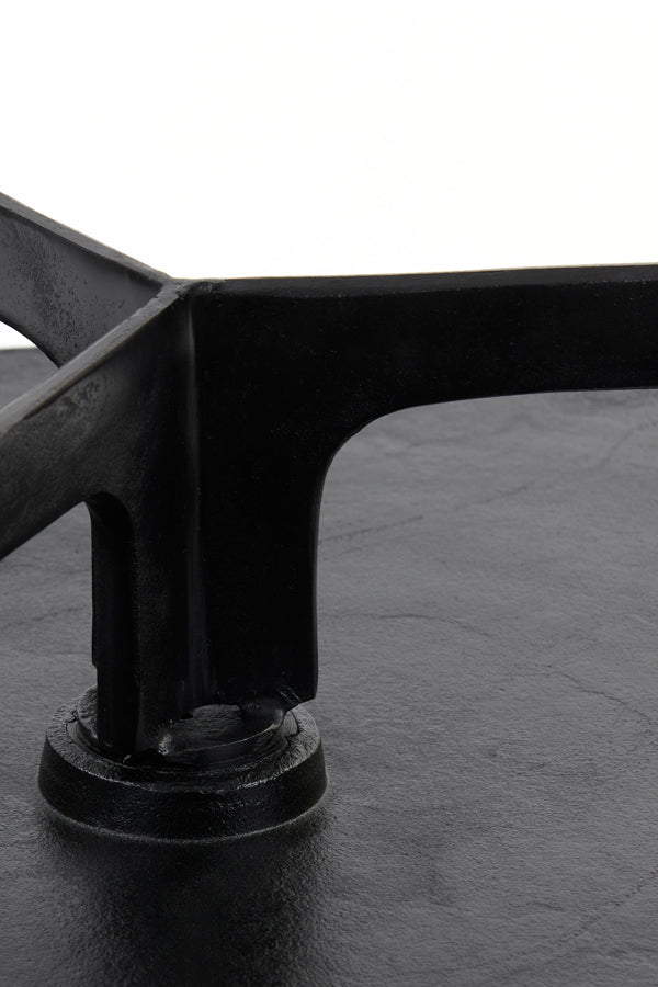 Light&living Salontafel S|2 Ø64x39+Ø75x44 cm PANO donker brons