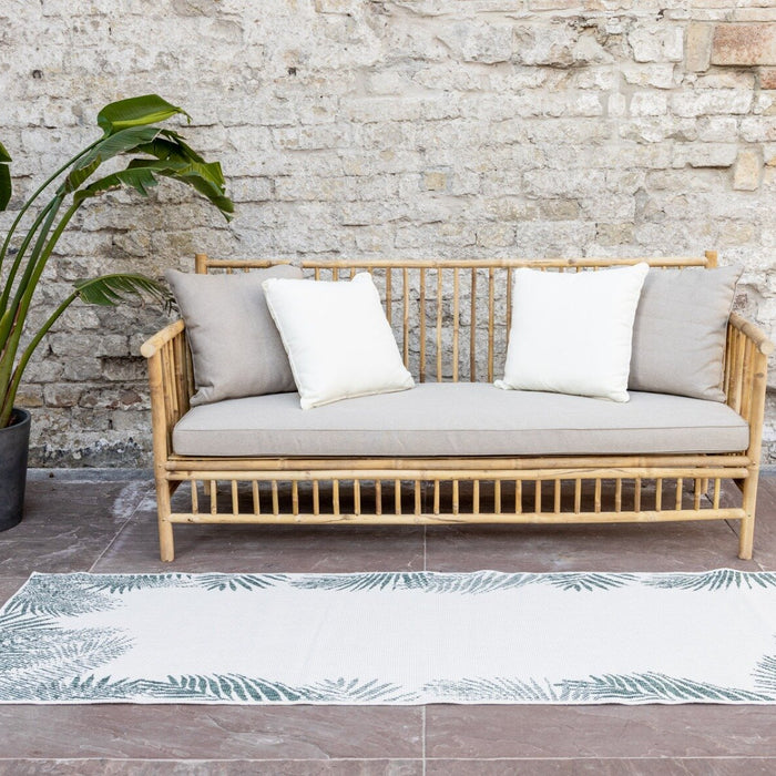 Eva Interior Loper Buitenkleed Leaf - Groen - 80 x 250cm