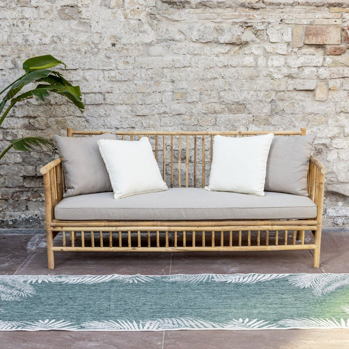 Eva Interior Loper Buitenkleed Leaf - Groen - 80 x 250cm