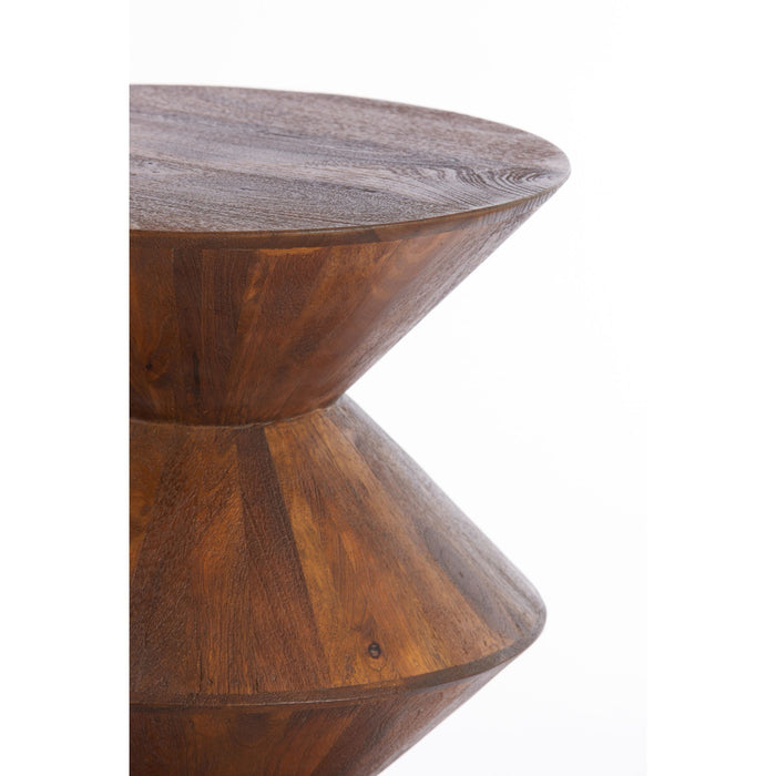 Light & Living - Bijzettafel LARUS - Ø40x50cm - Bruin