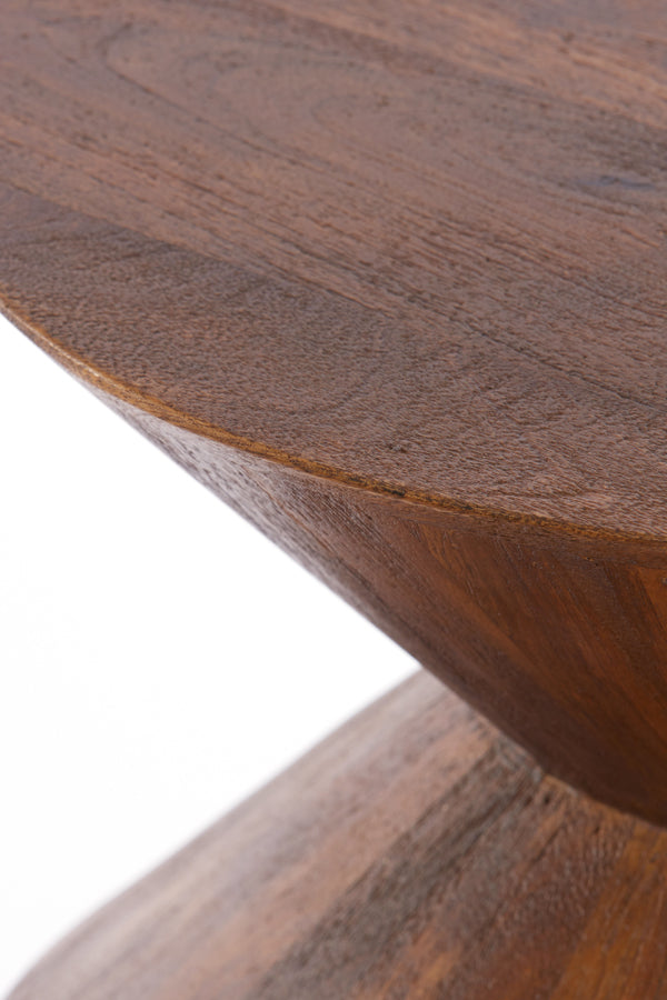 Light & Living - Bijzettafel LARUS - Ø40x50cm - Bruin