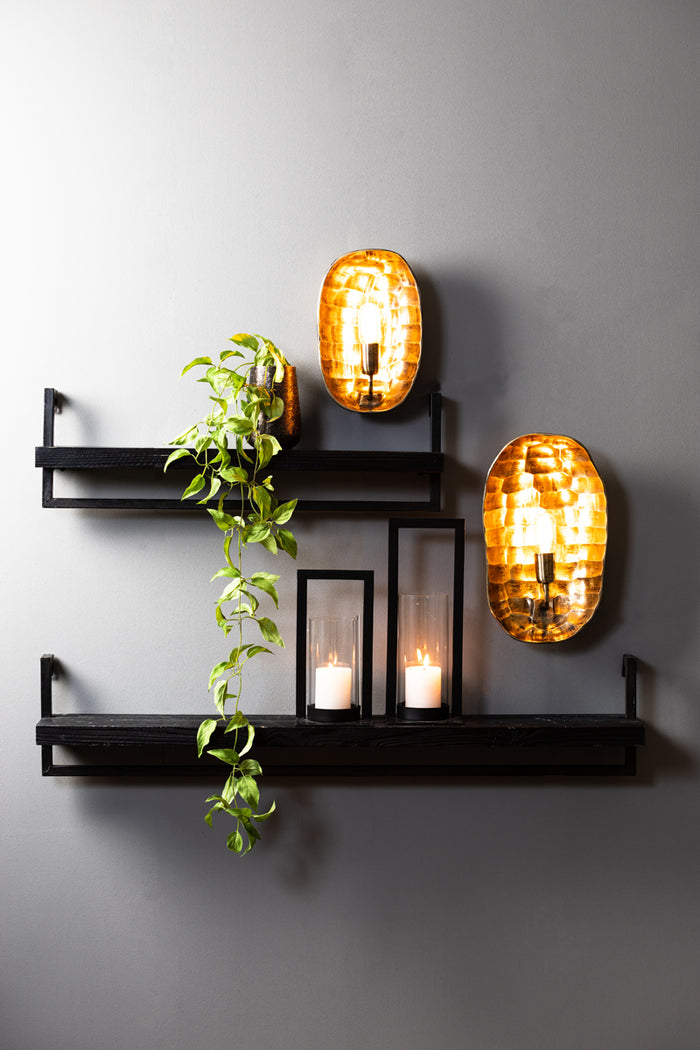 Light & Living Light&living Wandlamp 21,5x8,5x33 cm MAKU antiek brons