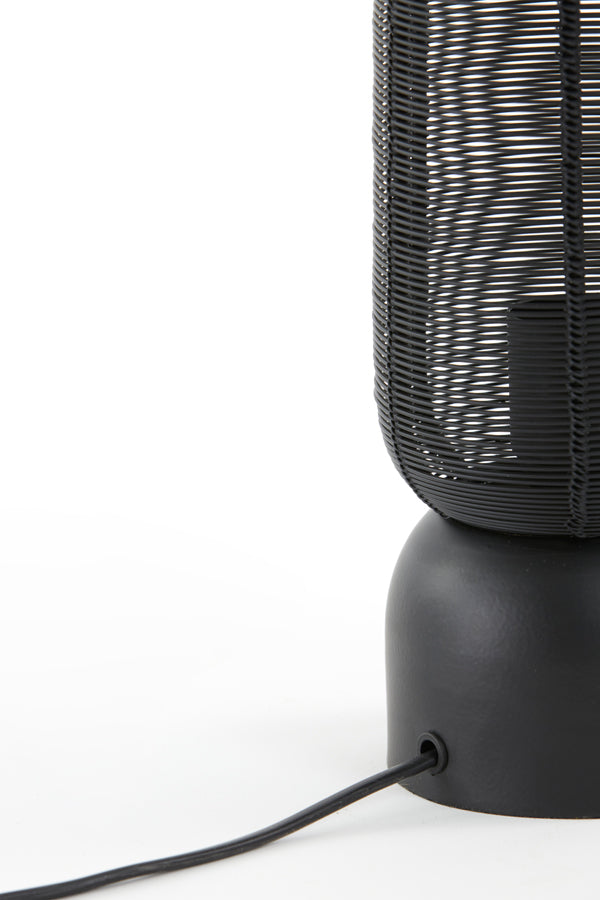 Light & Living - Tafellamp LEZUZA - Ø11x39.5cm - Zwart