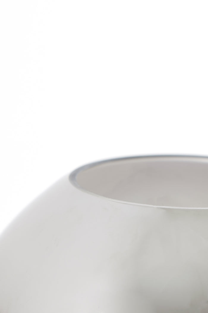 Light&living Tafellamp Ø30x43 cm MAYSON glas smoke-mat zwart