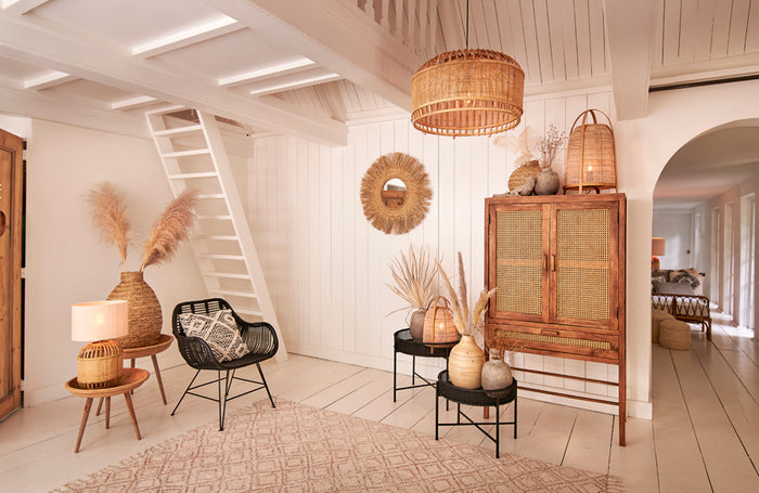 Light & Living Light&living Tafellamp Ø34x60 cm JACINTO naturel