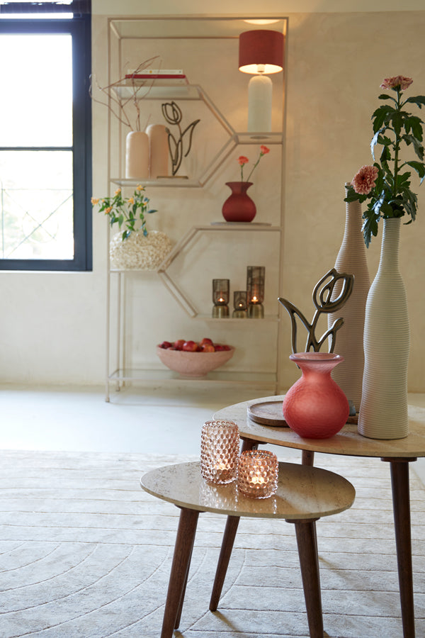 Light & Living - Vaas PHYLIA - Ø38x23cm - Wit