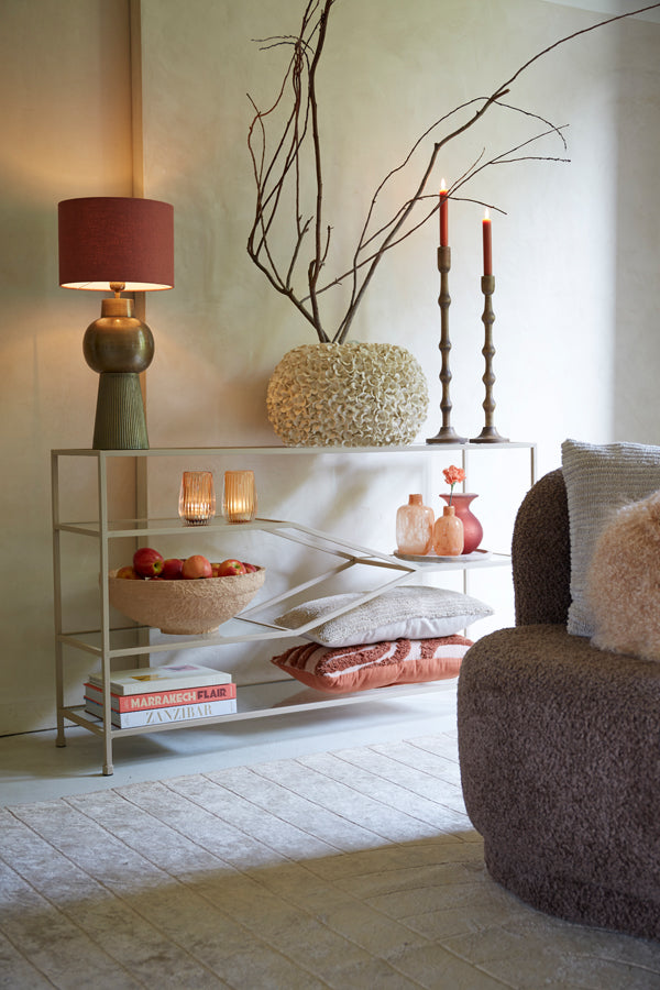 Light & Living - Vaas PHYLIA - Ø47.5x30cm - Wit