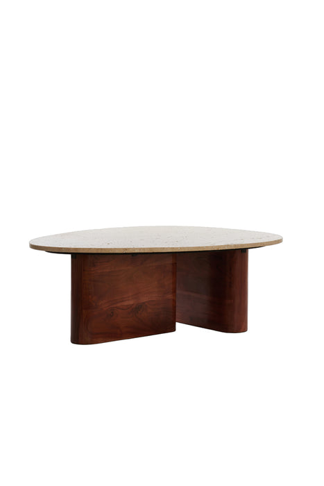 Light & Living - Salontafel MAHELONA - 90x72x31cm - Bruin