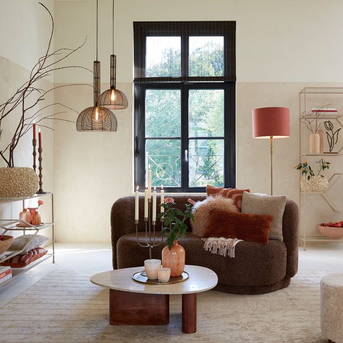 Light & Living - Salontafel MAHELONA - 90x72x31cm - Bruin