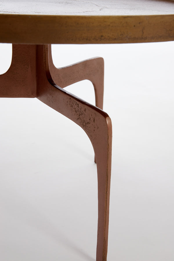 Light & Living - Salontafel PANO - Ø75x44cm - Brons - Set van 2