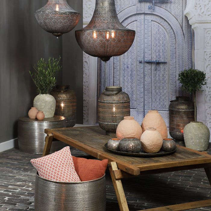 Light & Living - Salontafel MILITARY - 180x85x43.5cm - Bruin