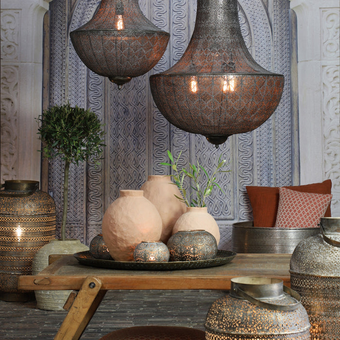 Light & Living - Salontafel MILITARY - 180x85x43.5cm - Bruin