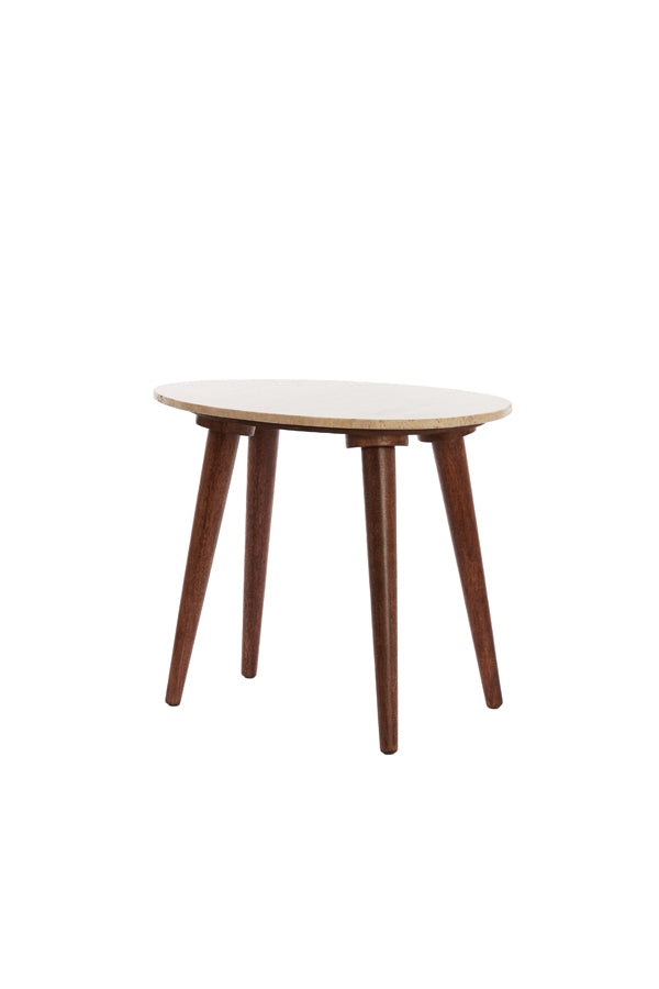 Light & Living - Salontafel ROMANO - 51x40x39cm - Bruin