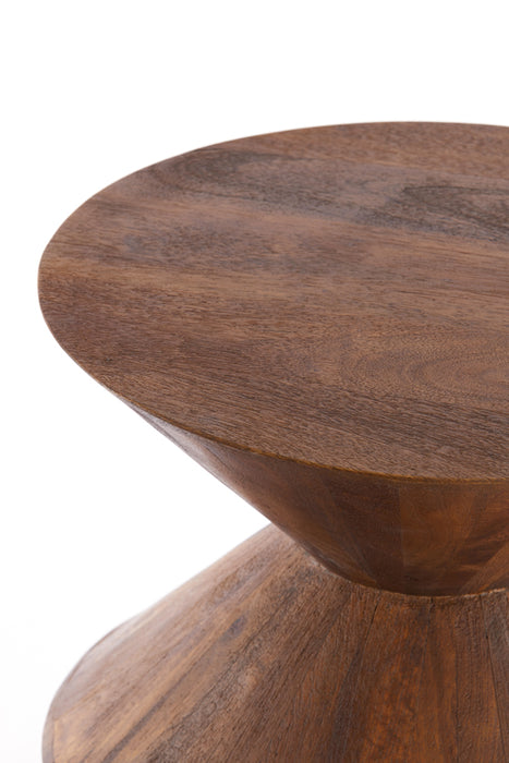 Light & Living - Bijzettafel LARUS - Ø45x60cm - Bruin