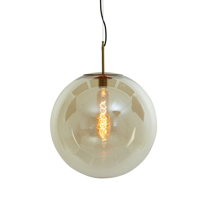 Light & Living Hanglamp Medina - Glas Amber - Ø48cm