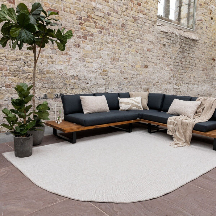 EVA Interior-Buitenkleed Mono- Naturel|wit- Ronde Hoek 160 x 230 cm(M)