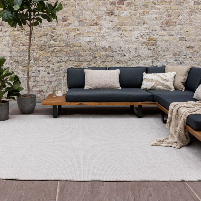 EVA Interior-Buitenkleed Mono- Naturel|wit- Ronde Hoek 160 x 230 cm(M)