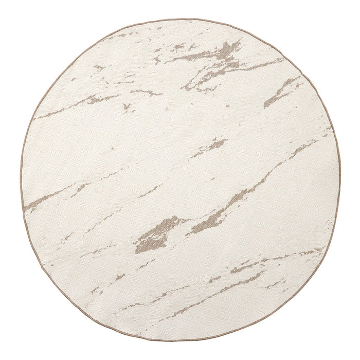 Eva Interior Buitenkleed Marble Naturel Rond 240cm