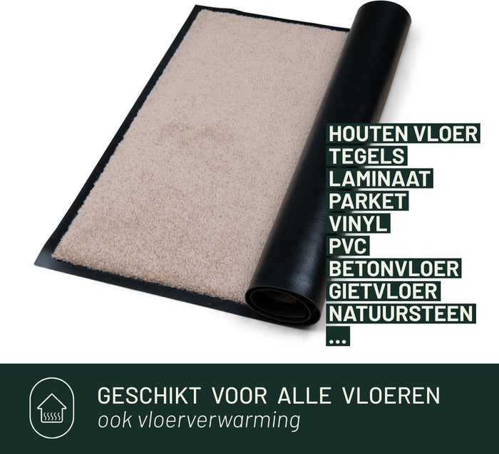 Studio M CLASSIC PRO Antislip Droogloopmat 60x80 cm - Beige