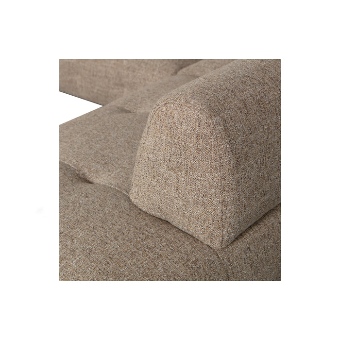 WOOOD Lloyd Hoekbank Rechts - Bruin Melange