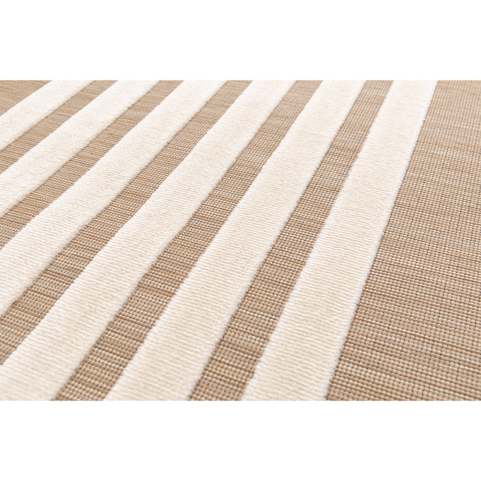 Garden Impressions Buitenkleed Art deco 200x290 cm - circle taupe