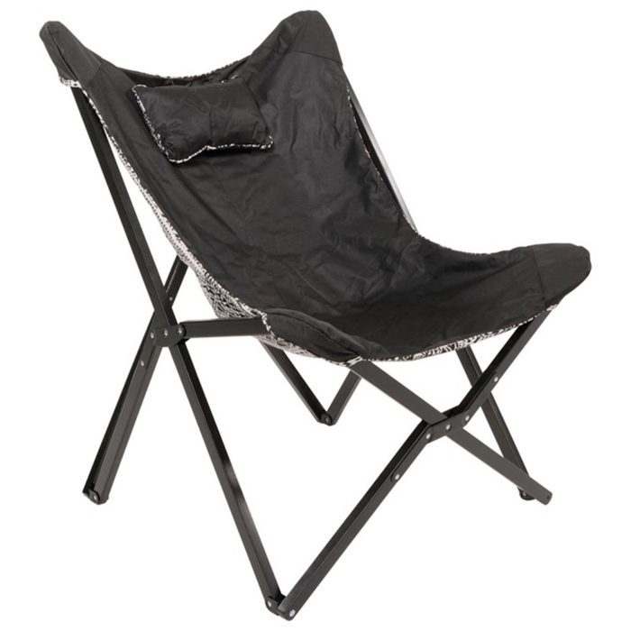 Lesli Living Aztec vlinderstoel zwart|wit