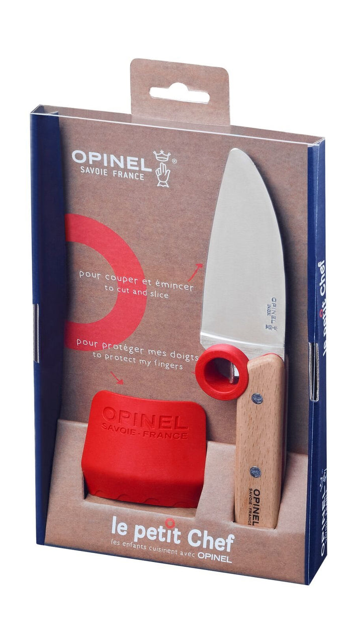 Opinel Le Petit Chef Kinderkeukenset - 2-delig - met Vingerbeschermer