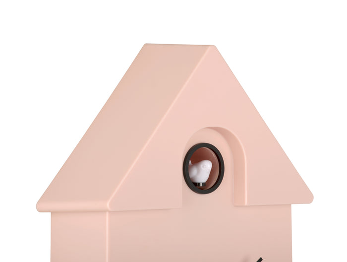 Karlsson - Wandklok Modern Cuckoo - Roze - 21,5x8,5x41cm