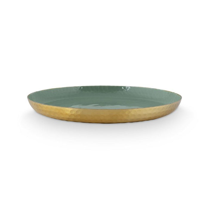 Pip Studio Dienblad - Metaal - Lichtgroen - Ø 30cm
