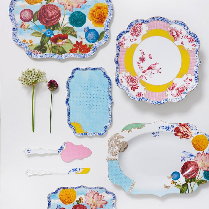 Pip Studio Ovalen Dienblad - Royal - Meerkleurig - 40x28.5cm
