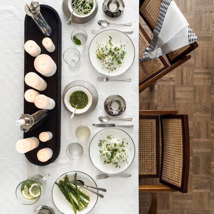 vtwonen Rechthoekig Dienblad - Hout - Zwart - 90x20cm