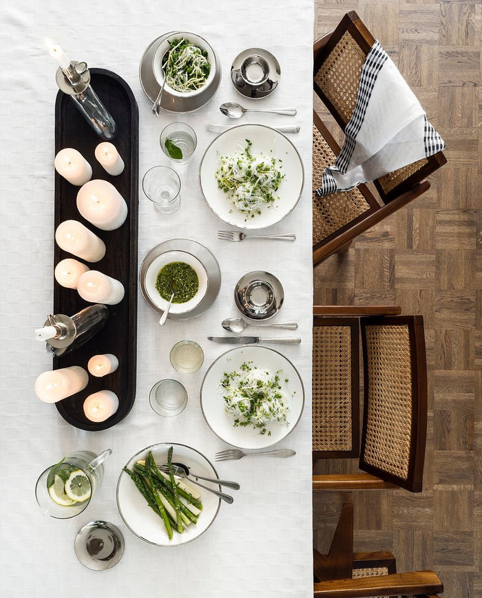 vtwonen Rechthoekig Dienblad - Hout - Zwart - 90x20cm