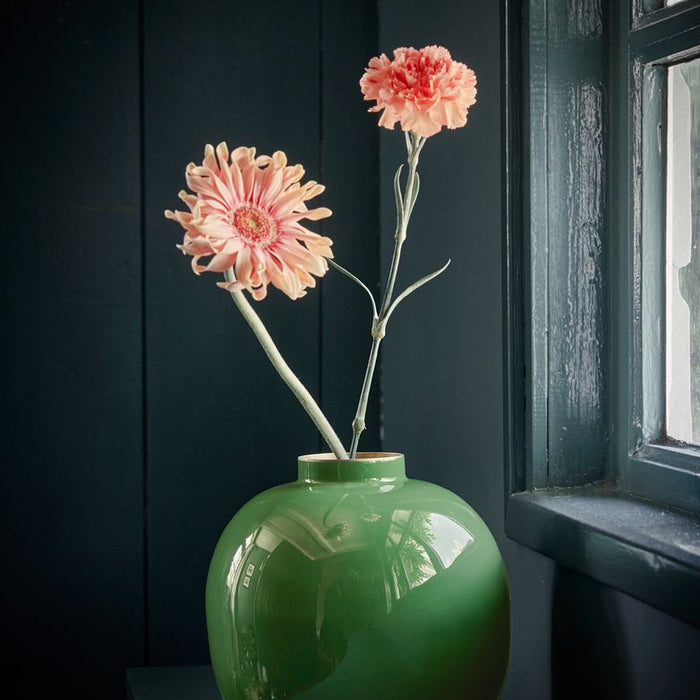 Pip Studio Metalen Vaas - Bloemenvaas - Groen - 23cm