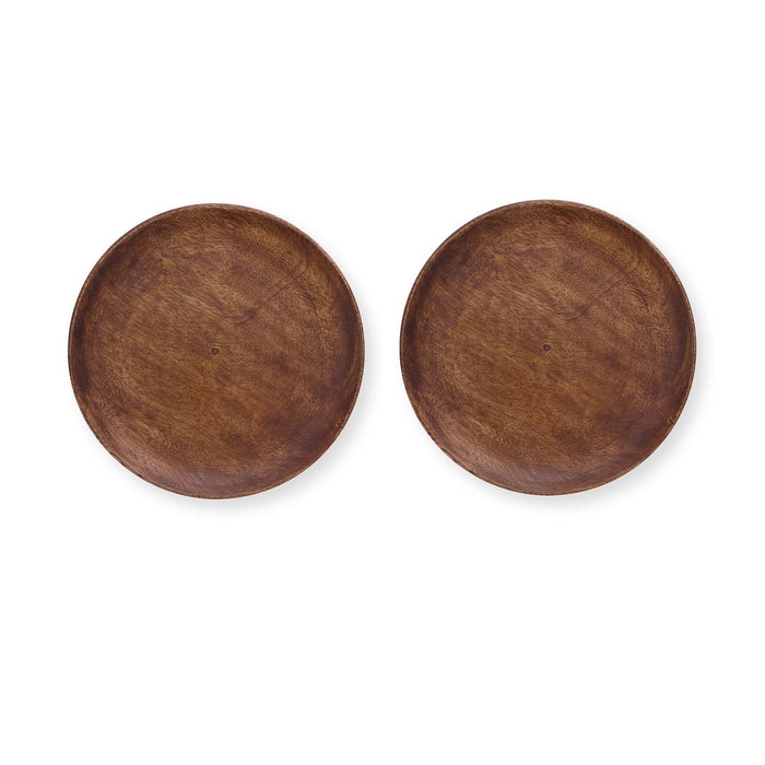 vtwonen Dinerborden - Circles - Zand - Set van 2