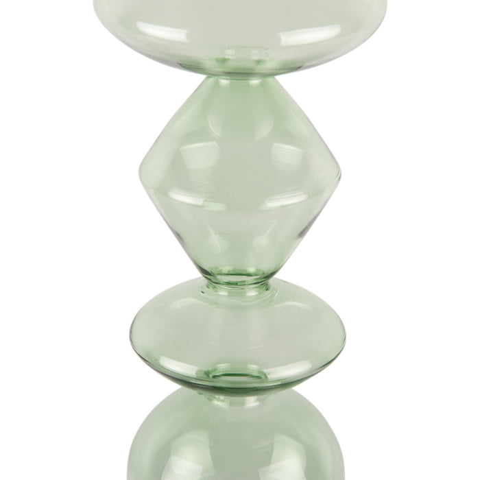 present time - Kandelaar Totem - Groen - 16x16x41cm