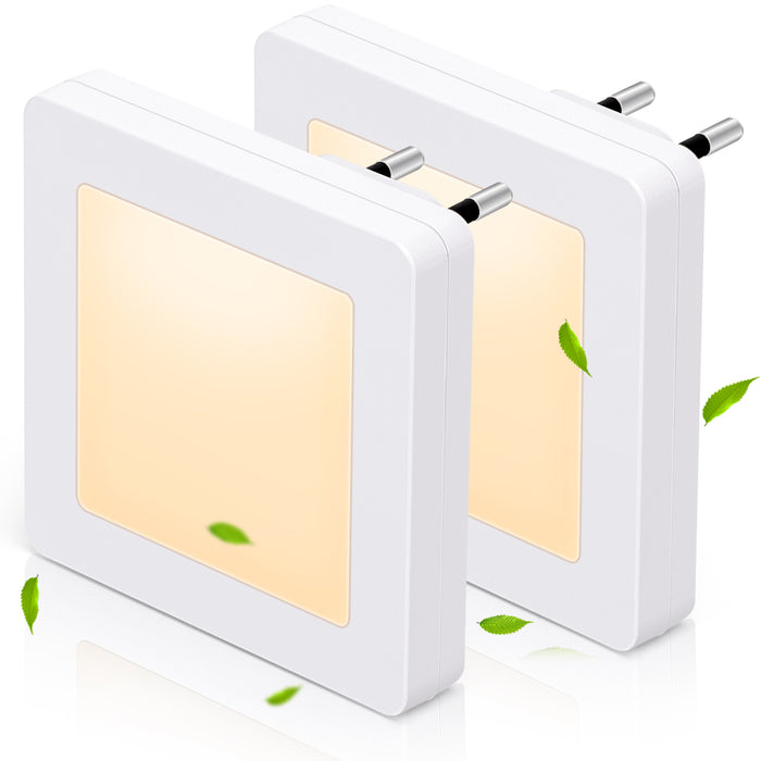 Aigostar 10B9V -LED Nachtlampje Stopcontact- Dag|Nacht Sensor- 2 stuks