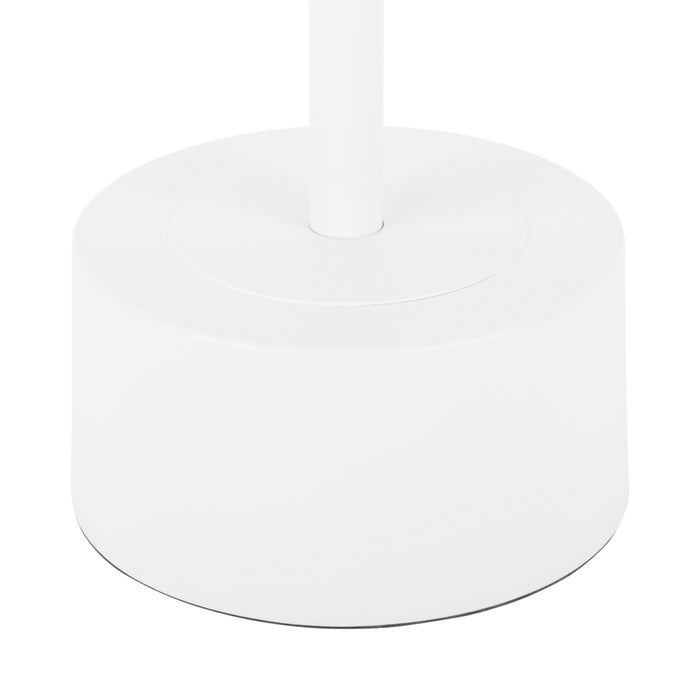 Leitmotiv - Bijzettafel Nowa Low - Wit - 55x55x35cm