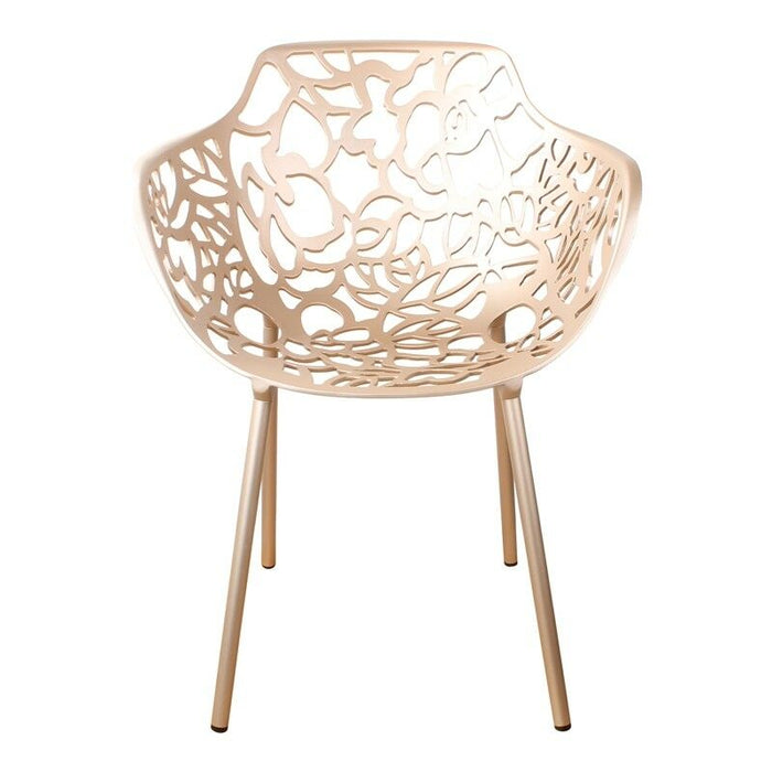 DS4U Cast magnolia stoel met arm kopergoud