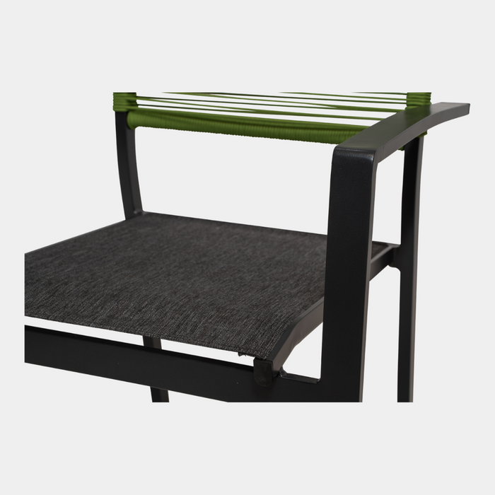 Lesli Living Vito Rope stapelstoel groen