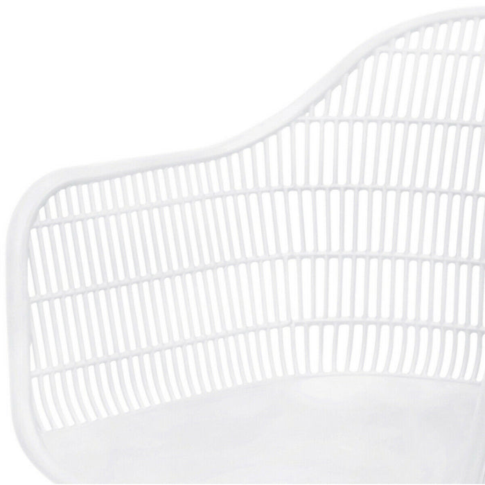 Lesli Living Noville tuinstoel wit|naturel