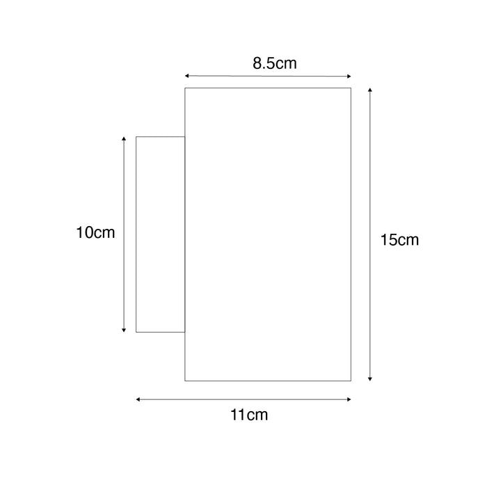 QAZQA Landelijke wandlamp hout vierkant 2-lichts - Sandy