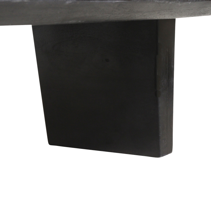 Raw Materials Bullnose salontafel zwart