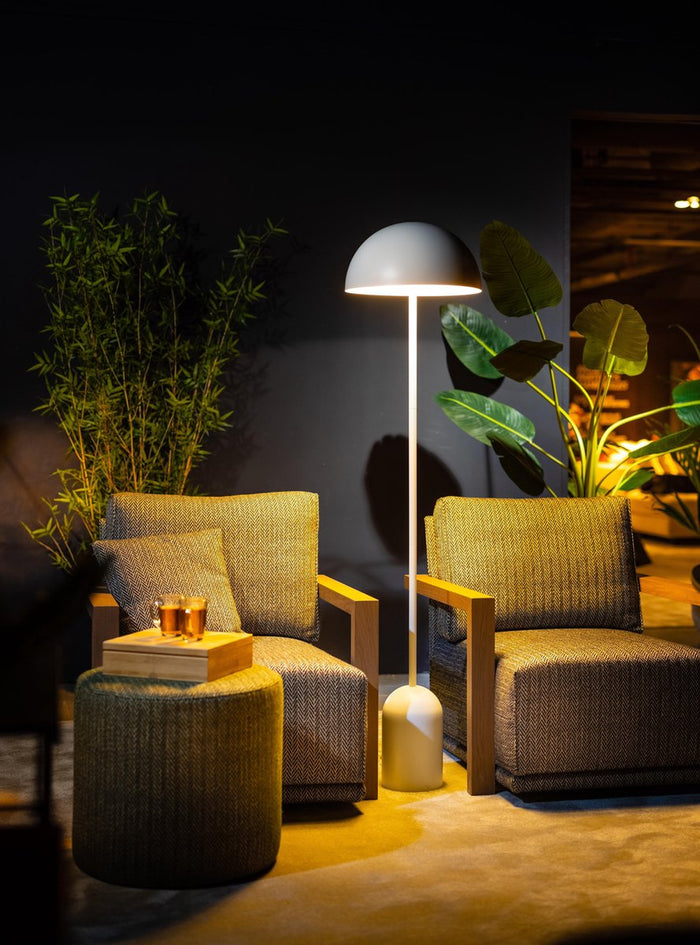 ETH Vloerlamp Bobby Metaal | Mat Wit