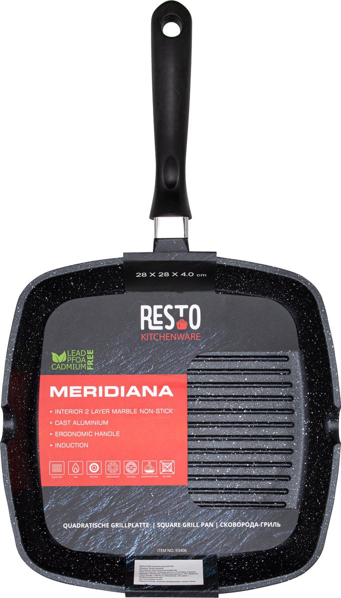 Resto Kitchenware - Meridiana - Grillpan - Ø28cm