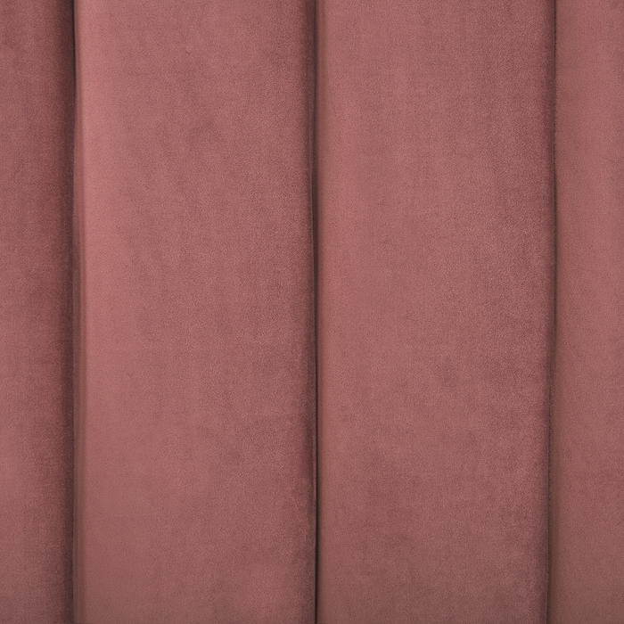 Beliani - AMBILLOU - Tweepersoonsbed - Roze - 140 x 200 cm - Fluweel